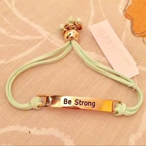 Charming Charlie “Be Strong” Bracelet